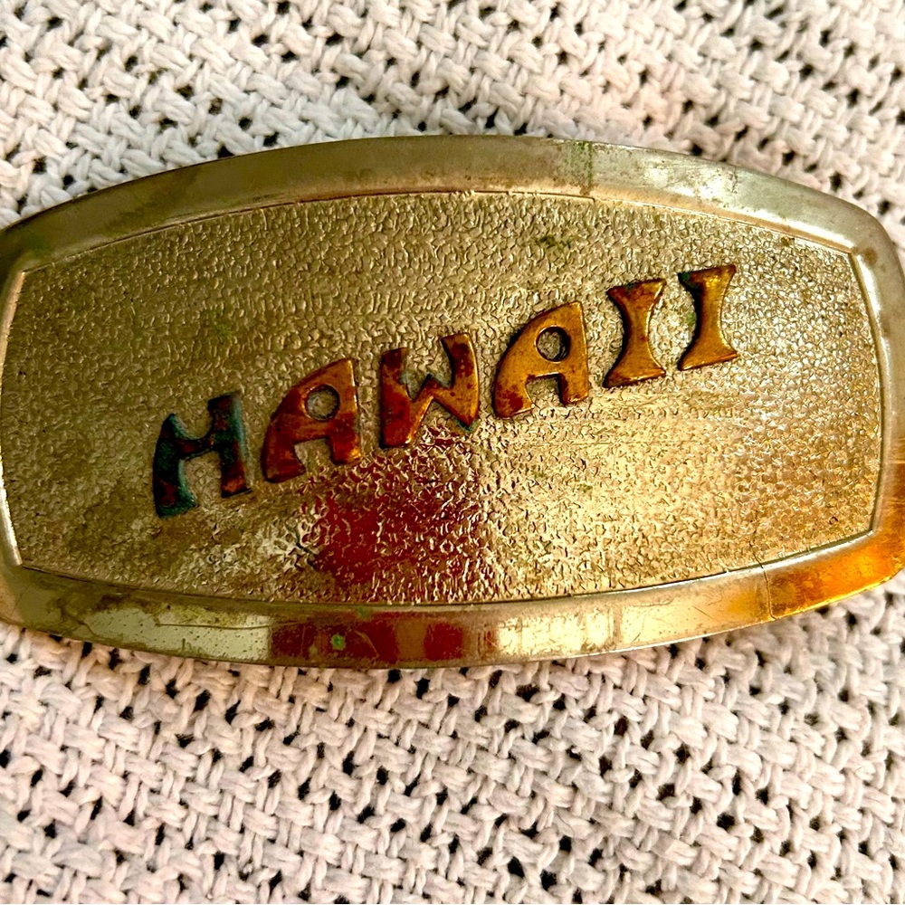 Vintage Hawaii Belt Buckle